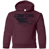 Sweatshirts Maroon / YS Castiel Shipping Youth Hoodie
