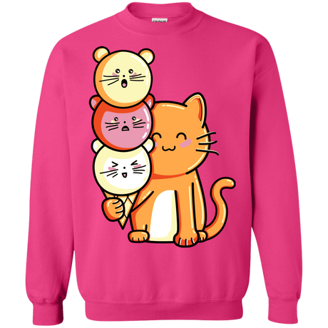 Sweatshirts Heliconia / S Cat and Micecream Crewneck Sweatshirt