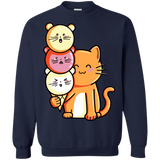 Sweatshirts Navy / S Cat and Micecream Crewneck Sweatshirt