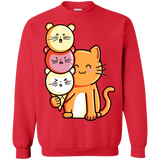 Sweatshirts Red / S Cat and Micecream Crewneck Sweatshirt