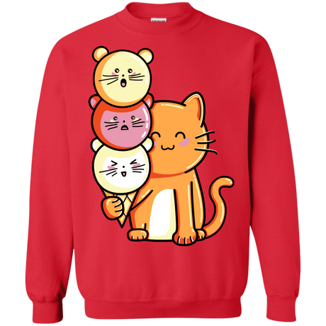 Sweatshirts Red / S Cat and Micecream Crewneck Sweatshirt