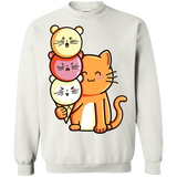 Sweatshirts White / S Cat and Micecream Crewneck Sweatshirt