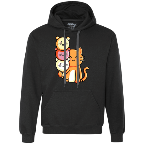 Sweatshirts Black / S Cat and Micecream Premium Fleece Hoodie