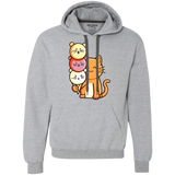 Sweatshirts Sport Grey / S Cat and Micecream Premium Fleece Hoodie