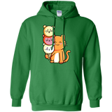 Sweatshirts Irish Green / S Cat and Micecream Pullover Hoodie