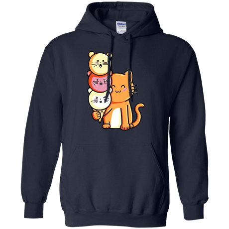 Sweatshirts Navy / S Cat and Micecream Pullover Hoodie