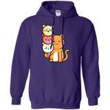 Sweatshirts Purple / S Cat and Micecream Pullover Hoodie