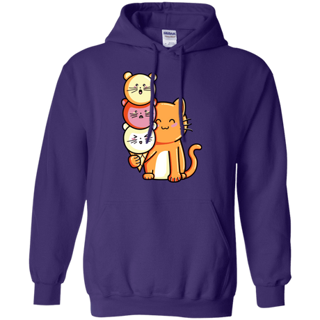 Sweatshirts Purple / S Cat and Micecream Pullover Hoodie