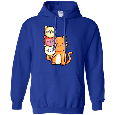 Sweatshirts Royal / S Cat and Micecream Pullover Hoodie