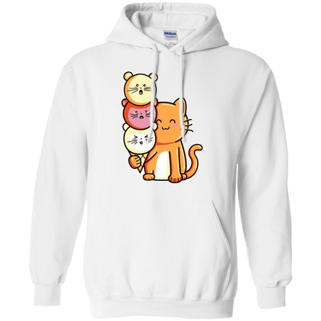 Sweatshirts White / S Cat and Micecream Pullover Hoodie