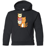 Sweatshirts Black / YS Cat and Micecream Youth Hoodie