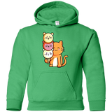 Sweatshirts Irish Green / YS Cat and Micecream Youth Hoodie