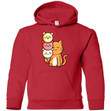 Sweatshirts Red / YS Cat and Micecream Youth Hoodie