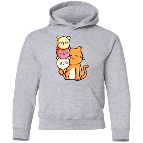 Sweatshirts Sport Grey / YS Cat and Micecream Youth Hoodie