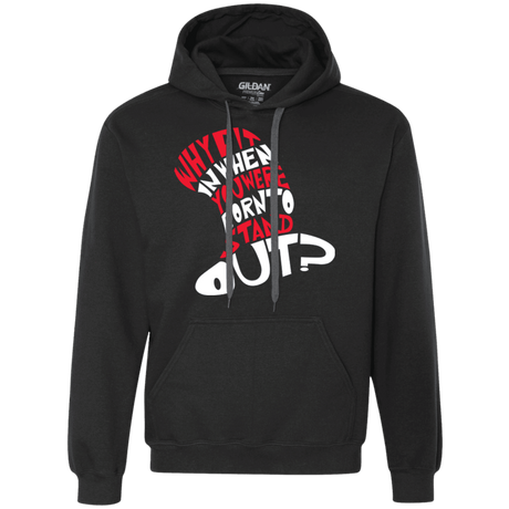 Sweatshirts Black / Small Cat In The Hat Premium Fleece Hoodie