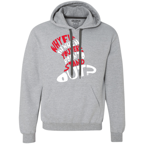 Sweatshirts Sport Grey / Small Cat In The Hat Premium Fleece Hoodie