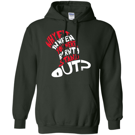 Sweatshirts Forest Green / Small Cat In The Hat Pullover Hoodie