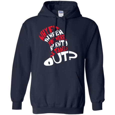 Sweatshirts Navy / Small Cat In The Hat Pullover Hoodie