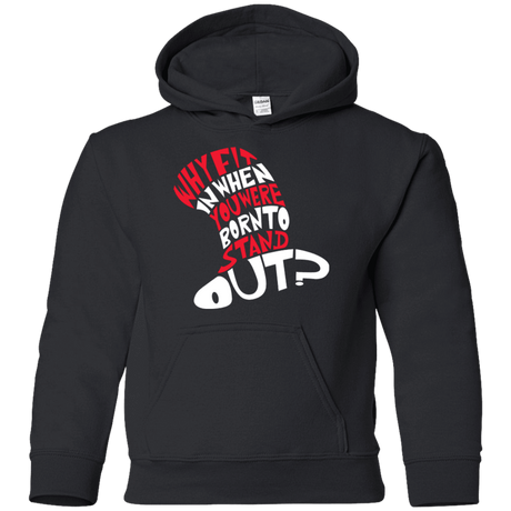 Sweatshirts Black / YS Cat In The Hat Youth Hoodie