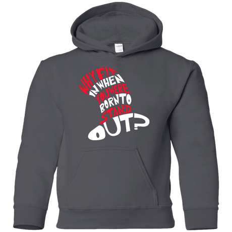 Sweatshirts Charcoal / YS Cat In The Hat Youth Hoodie
