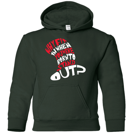 Sweatshirts Forest Green / YS Cat In The Hat Youth Hoodie
