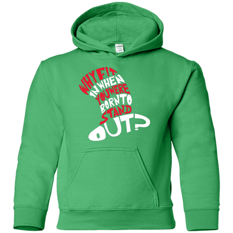 Sweatshirts Irish Green / YS Cat In The Hat Youth Hoodie