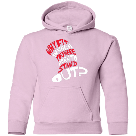 Sweatshirts Light Pink / YS Cat In The Hat Youth Hoodie