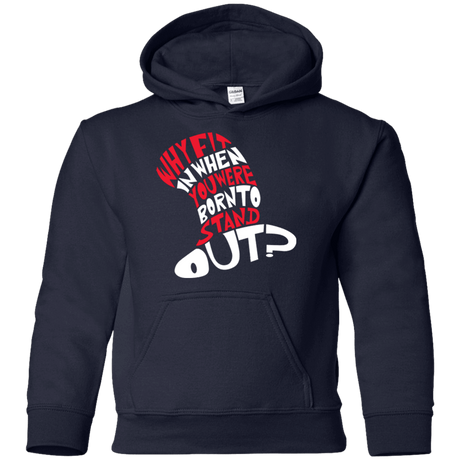 Sweatshirts Navy / YS Cat In The Hat Youth Hoodie
