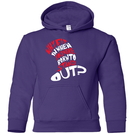 Sweatshirts Purple / YS Cat In The Hat Youth Hoodie