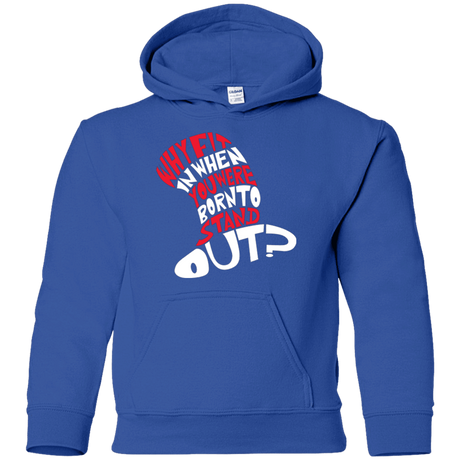 Sweatshirts Royal / YS Cat In The Hat Youth Hoodie