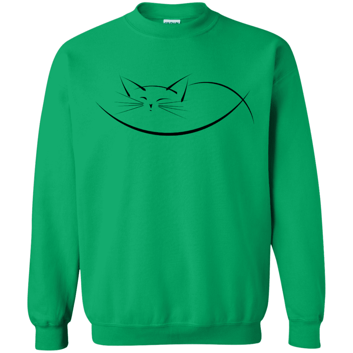 Sweatshirts Irish Green / S Cat Nap Crewneck Sweatshirt