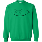 Sweatshirts Irish Green / S Cat Nap Crewneck Sweatshirt