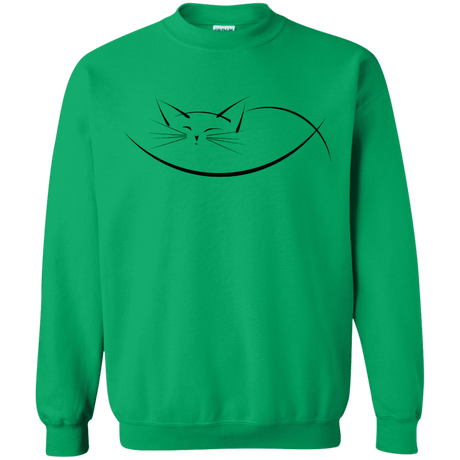 Sweatshirts Irish Green / S Cat Nap Crewneck Sweatshirt