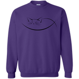 Sweatshirts Purple / S Cat Nap Crewneck Sweatshirt