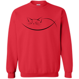 Sweatshirts Red / S Cat Nap Crewneck Sweatshirt