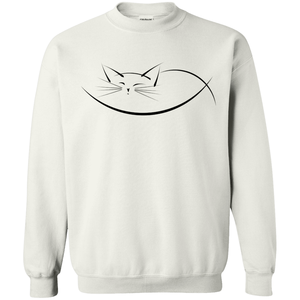 Sweatshirts White / S Cat Nap Crewneck Sweatshirt