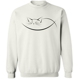 Sweatshirts White / S Cat Nap Crewneck Sweatshirt