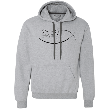 Sweatshirts Sport Grey / S Cat Nap Premium Fleece Hoodie