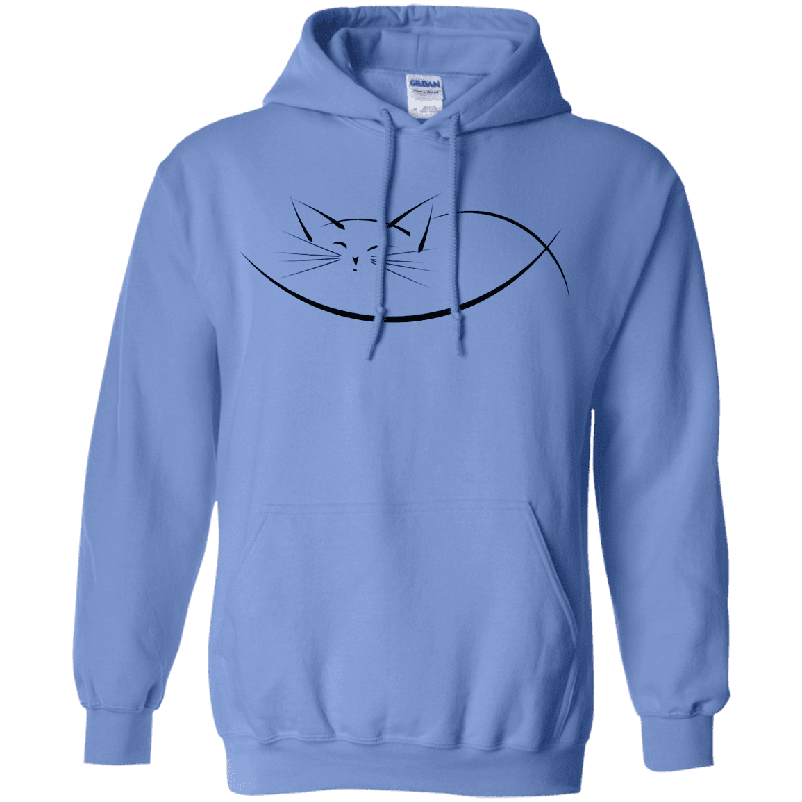 Sweatshirts Carolina Blue / S Cat Nap Pullover Hoodie