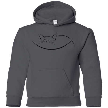 Sweatshirts Charcoal / YS Cat Nap Youth Hoodie