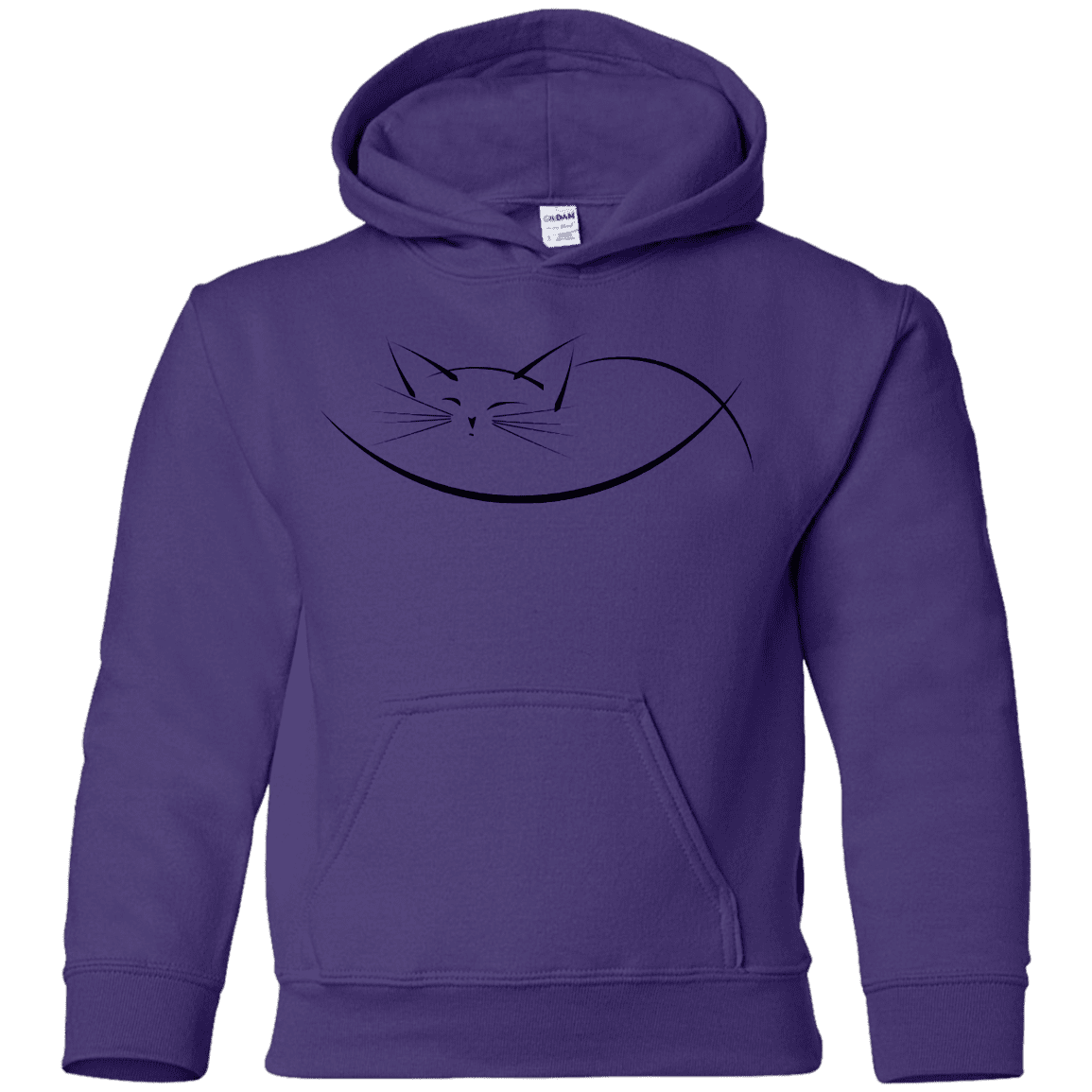 Sweatshirts Purple / YS Cat Nap Youth Hoodie