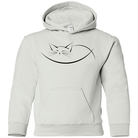 Sweatshirts White / YS Cat Nap Youth Hoodie