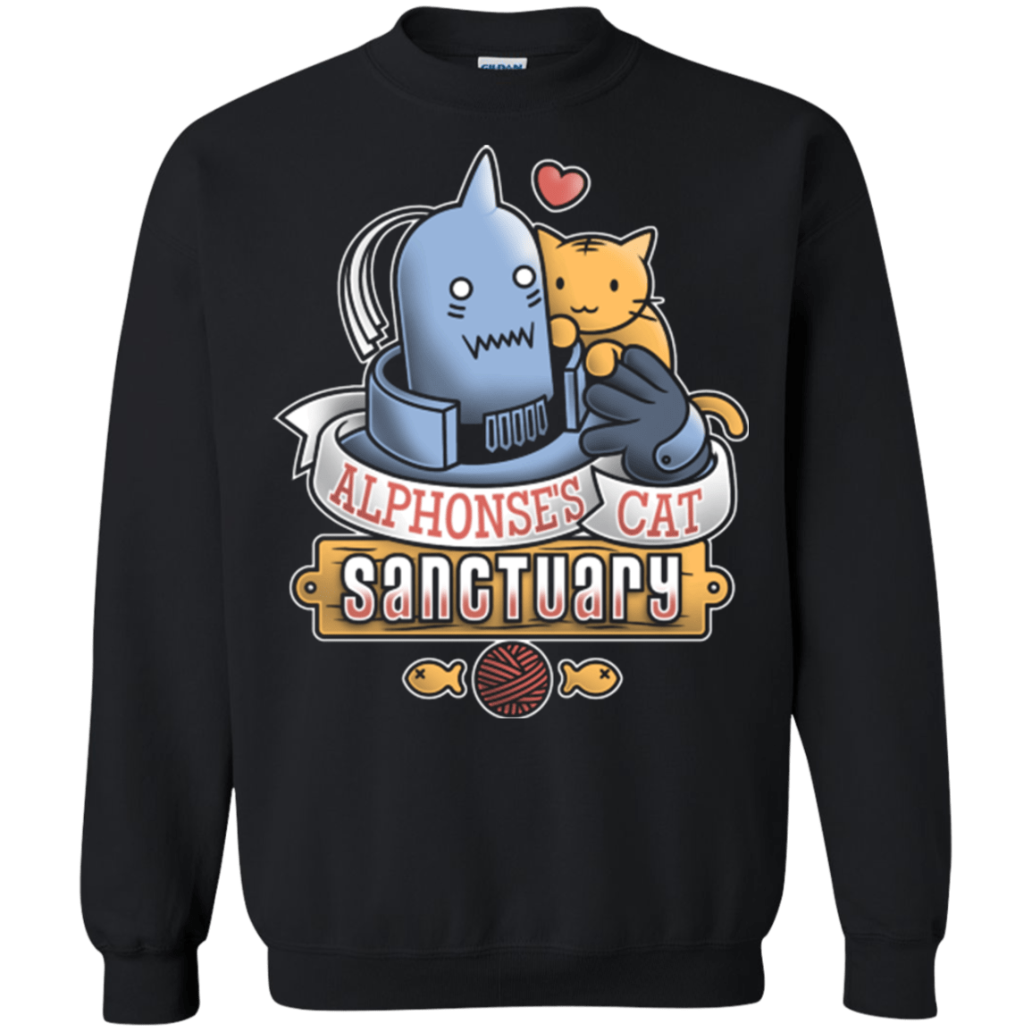 Sweatshirts Black / Small CAT SANCTUARY Crewneck Sweatshirt