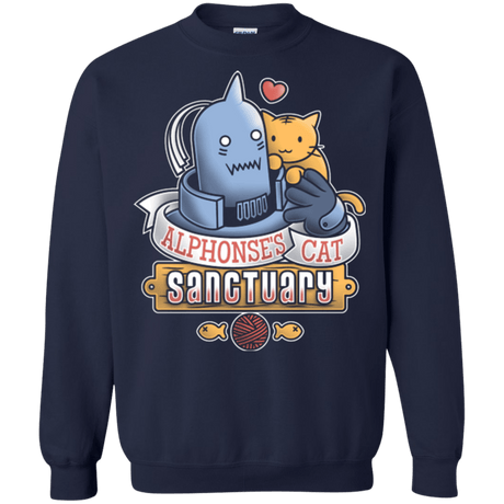 Sweatshirts Navy / Small CAT SANCTUARY Crewneck Sweatshirt
