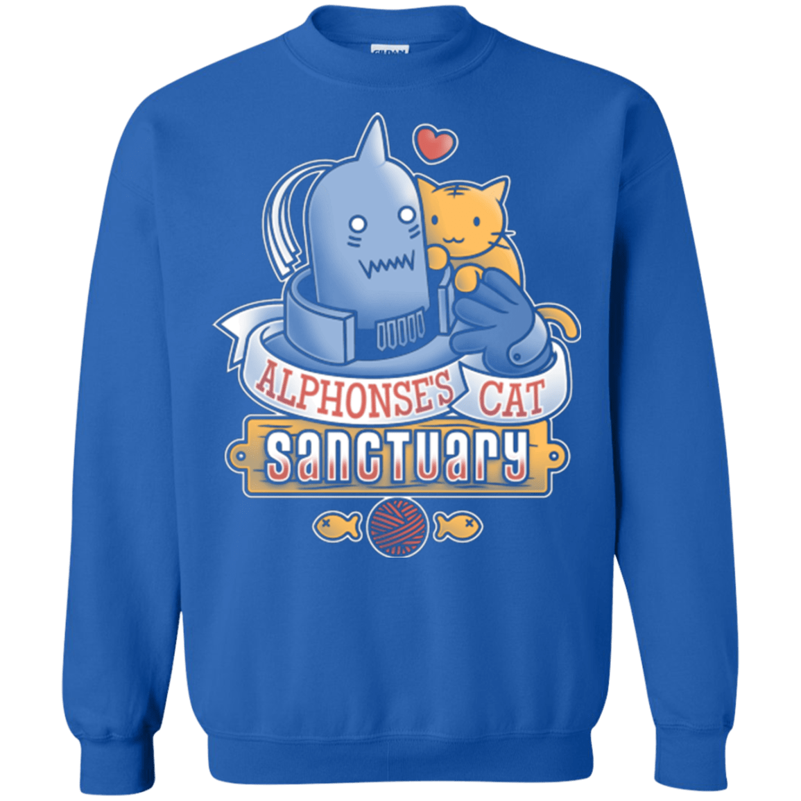 Sweatshirts Royal / Small CAT SANCTUARY Crewneck Sweatshirt
