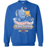 Sweatshirts Royal / Small CAT SANCTUARY Crewneck Sweatshirt