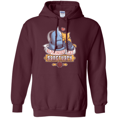 Sweatshirts Maroon / Small CAT SANCTUARY Pullover Hoodie