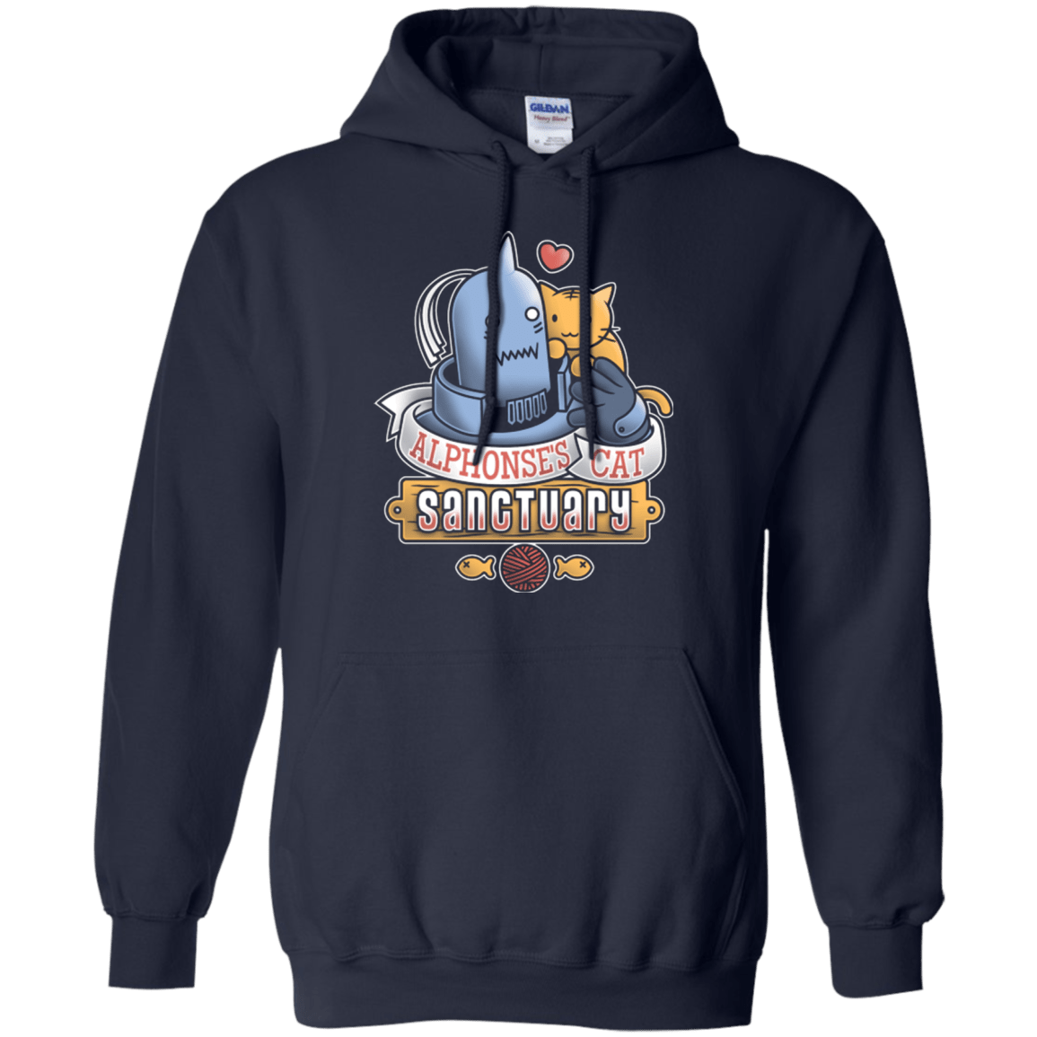 Sweatshirts Navy / Small CAT SANCTUARY Pullover Hoodie