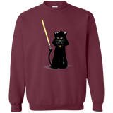 Sweatshirts Maroon / S Cat Vader Crewneck Sweatshirt