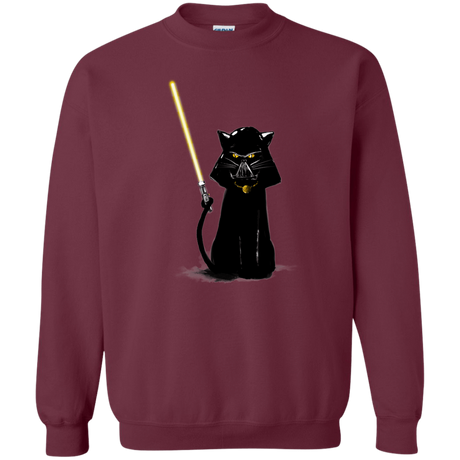 Sweatshirts Maroon / S Cat Vader Crewneck Sweatshirt